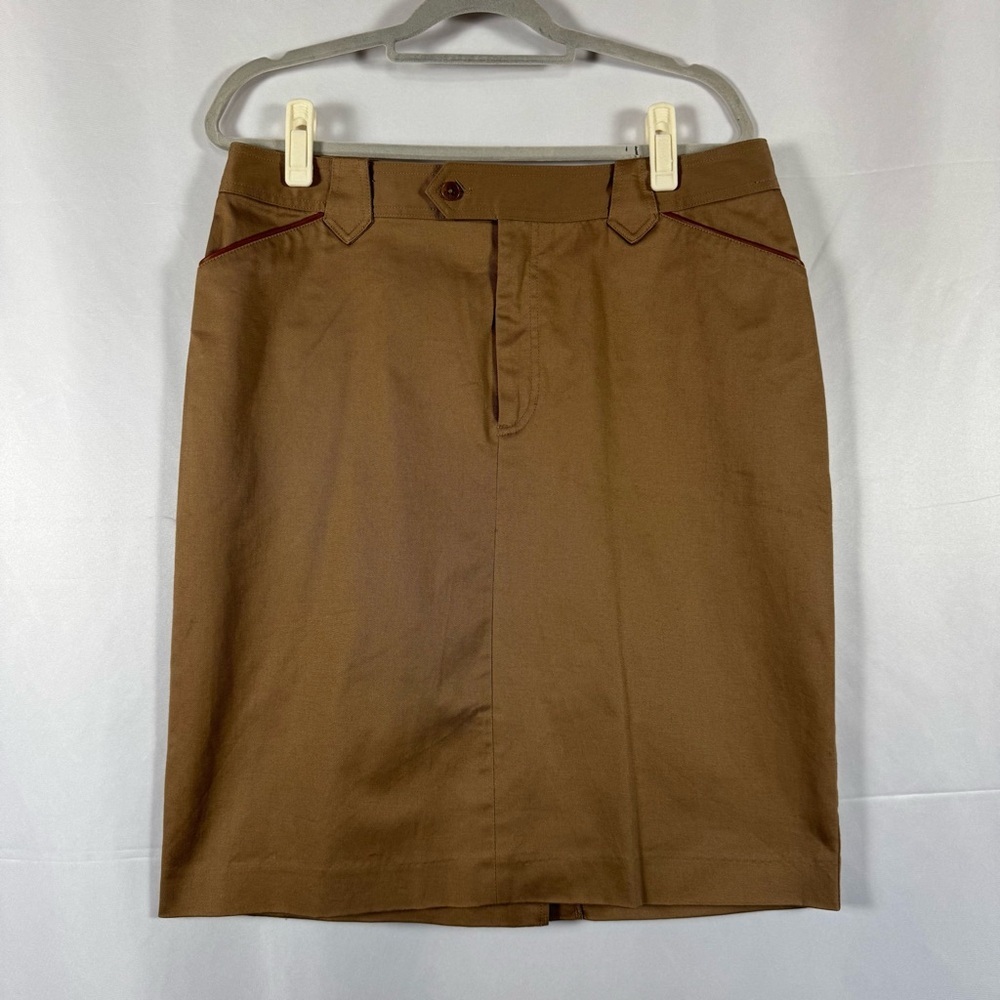 Lauren Ralph Lauren Pencil Skirt VTG 90's NWT 14 Travel Western Safari Vacation